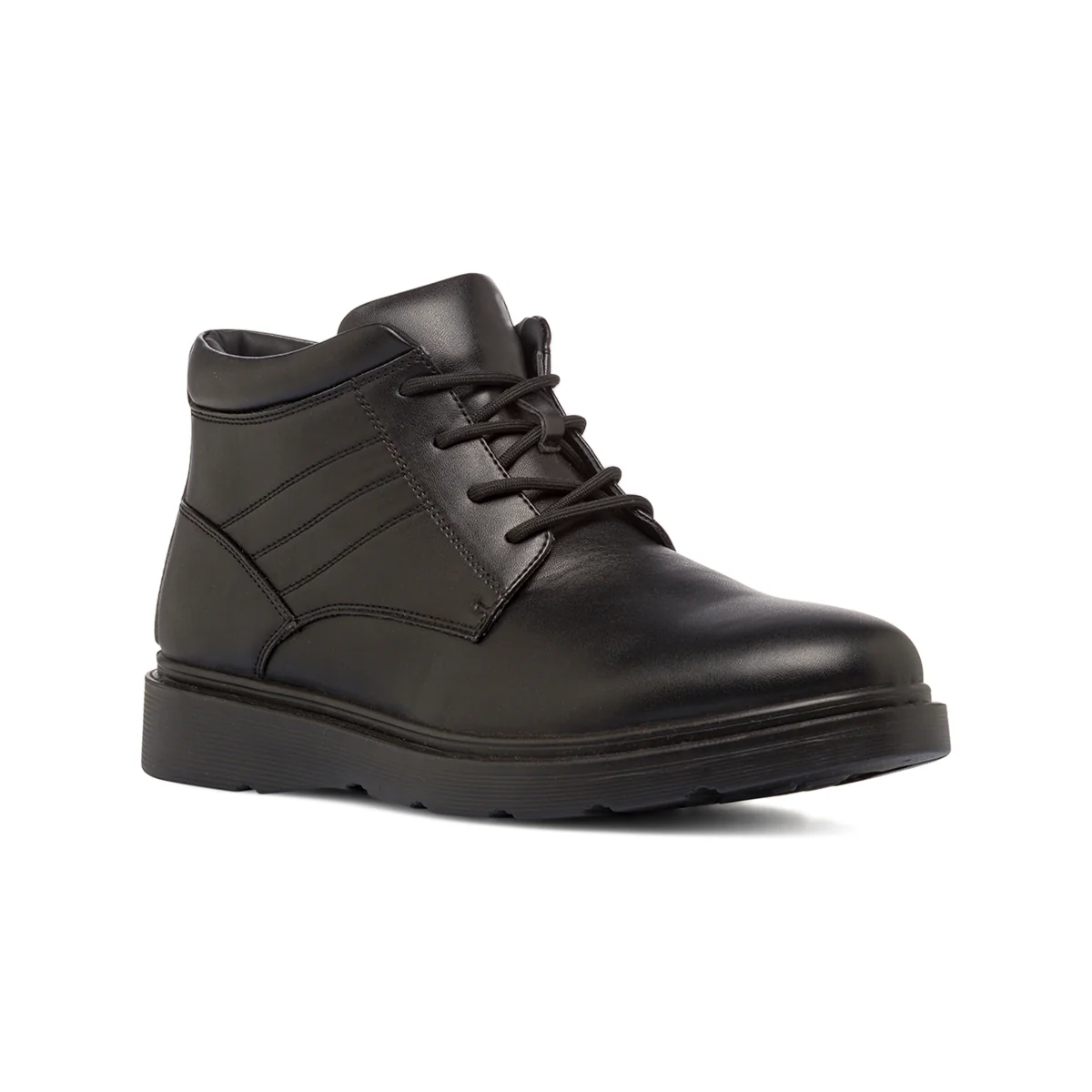 Botines Comfort Negros de Hombre P Soft con Costuras Decorativas - Imagen 2